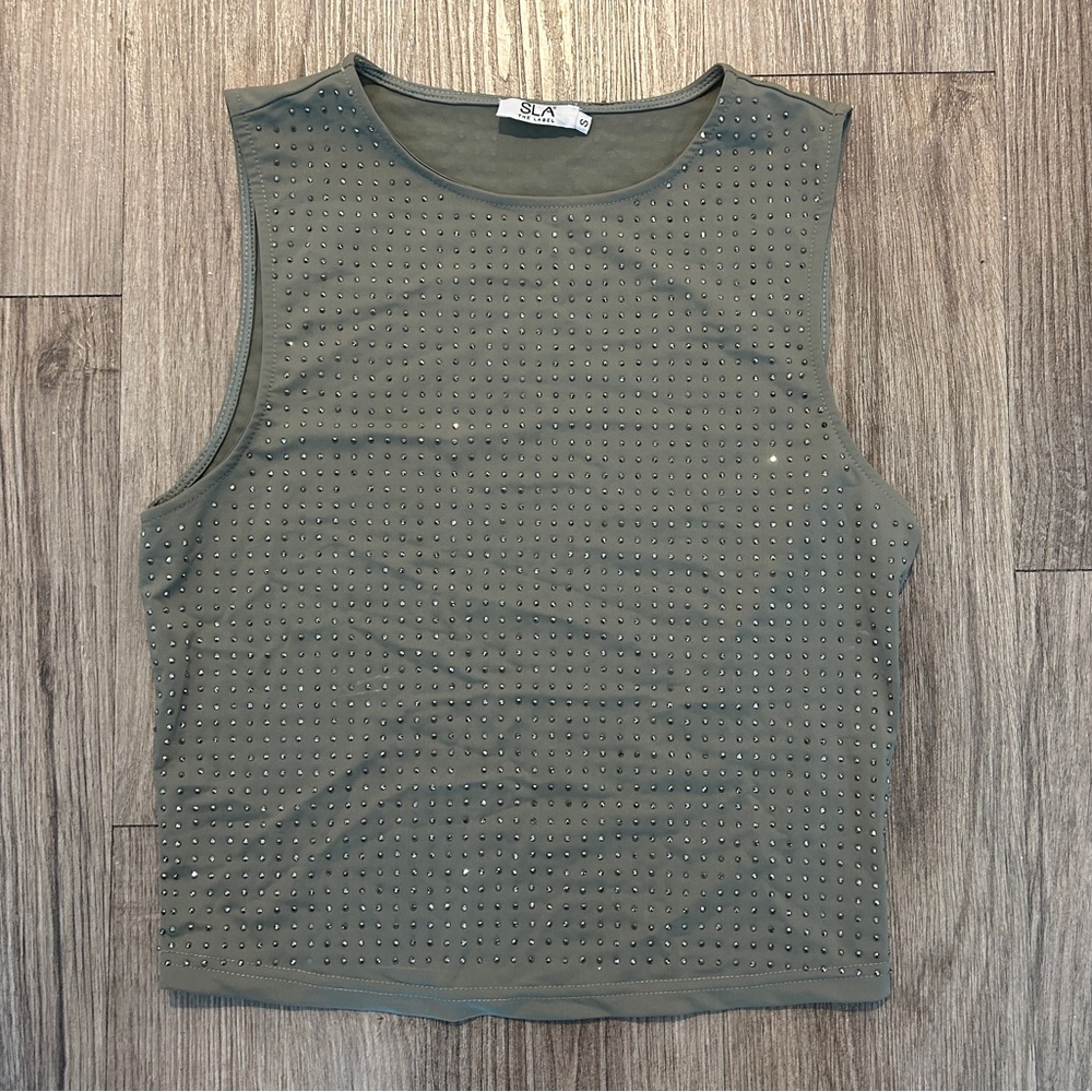 SLA The Label Sequin Top